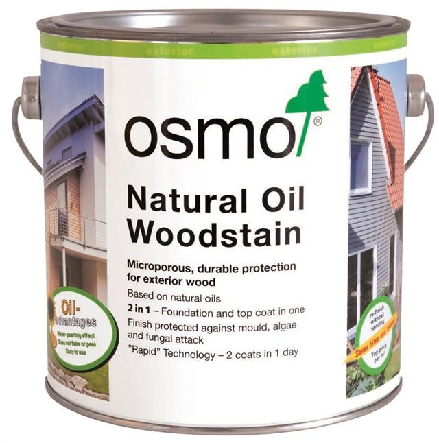 Osmo Natural Oil Woodstain 707 Walnut 0.75L Exterior Wood Protection