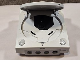 SEGA Dreamcast Console - White With 2 Controllers and Modem Disc **Tested**