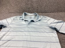Adidas Golf Polo Shirt Mens Medium Blue Performance