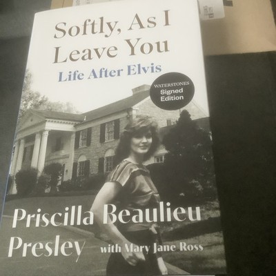 ELVIS - PRISCILLA PRESLEY SIGNED SOFTLY AS I LEAVE YOU 1/1 UK HBDJ 2025 BRANDNEW