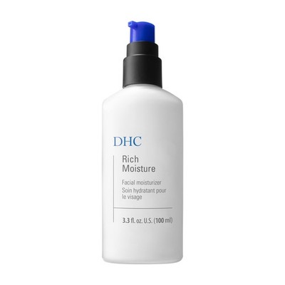 DHC Rich Moisture Facial Moisturizer Dry Skin Hydrating Fragrance 3.3 fl oz