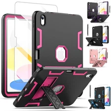 Case For iPad 10th Gen / iPad (A16) Heavy Duty Shockproof Rugged Stand Cover