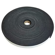 Foam Tape, Black, 8-3/8 Yd L, 1 In W, 10L932