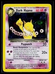 Dark Hypno 9/82 Team Rocket Holo Rare