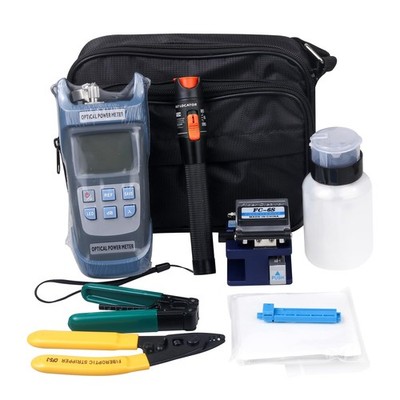 Fiber Termination Kit, 10Km Visual Fault Locator, Fiber Light Meter G710A, Fi...