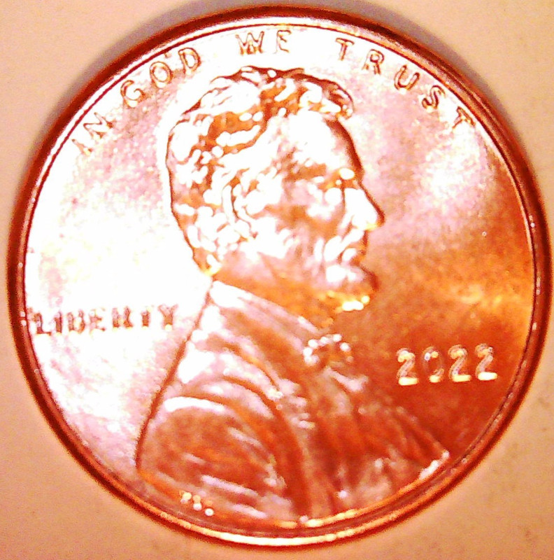 2022 Lincoln penny no mm very high MS grade quality brilliant Red free shipping