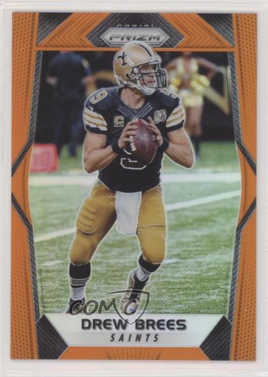 2017 Panini Prizm Orange Prizm /275 Drew Brees #192