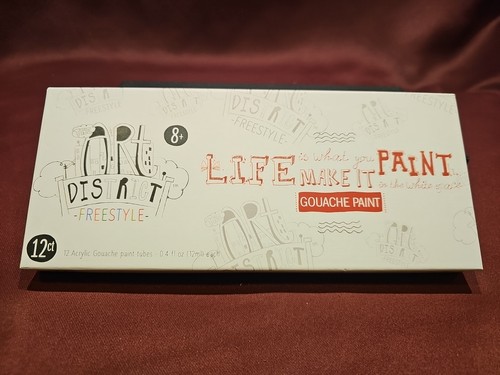 District Freestyle Gouache Paint 12 CT. Open Box