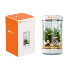 Aquarium Kit-1.5 Gallon Self-Cleaning Betta Fish Tank with 3-in-1 Filtration ...
