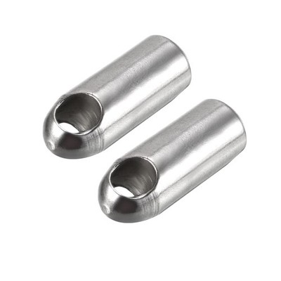 2PCS Fish Tape Replacement Leader Warhead for 6.5mm Wire Puller 22.5mm Length