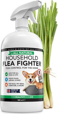 The Healthy Dog and Cat Co Natural Flea Spray for the Home 500Ml – Fast-Acting,