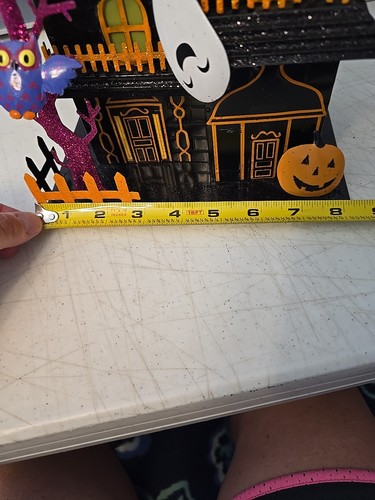 Halloween Metall Spukhaus Kürbisse Geist Eule 11 Zoll nicht getestet - Bild 11 von 11