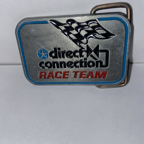 Direct Connection Car Belt Buckle Vintage Metal Accessory Chrysler Corporation