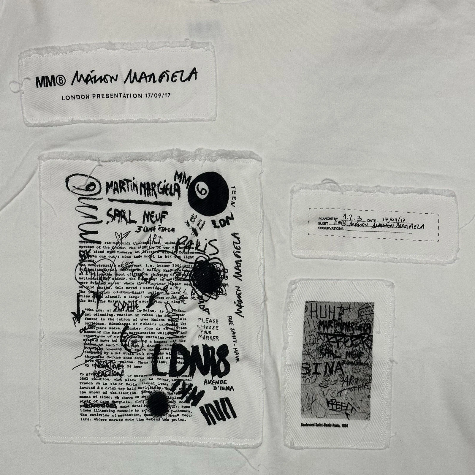 Abito Street Art MM6 MAISON MARGIELA Primavera Estate 2018 Disegni