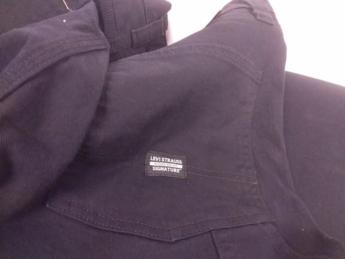 Levi Strauss Signature Men's Black Carpenter Jeans Size 30-30 - New - Picture 8 of 14