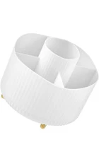 Wakauto Rotating Desktop Brush Holder Smooth Multi Comparment Organizer Makeup