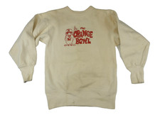 TRUE VTG 1963 Orange Bowl NEBRASKA CORNHUSKER Football Sweatshirt REVERSE Weave