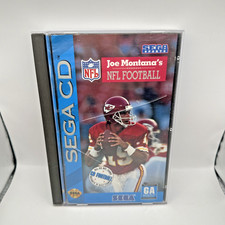 Joe Montana's NFL Football Sega CD, 1993 CIB Complete w Manual Reg Card