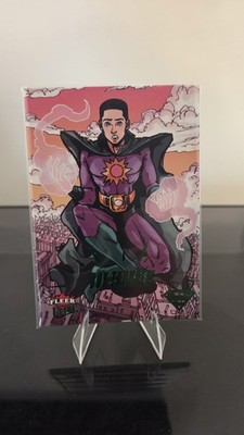 2025 Fleer Ultra Superman Boy Thunder 5 Green