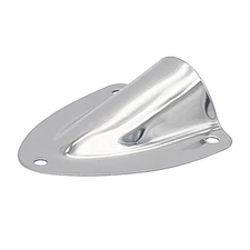 MARINE CITY Stainless Steel Midget Clamshell Vent Wire Cover for Boat RV