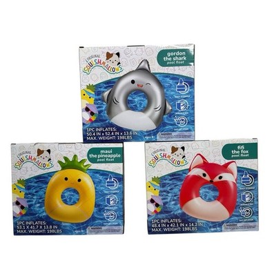 BigMouth X Squishmallows Lot of 3 Swimming Pool Floats Shark Pineapple Fox New