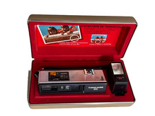 Vintage Camera Outfit Canon 110ED20 w/Flash and Case