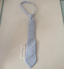 Janie and Jack Boys Blue and White Striped Neck Tie Size 6 and Up New with Tags