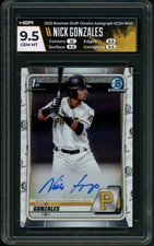 2020 1st Bowman Draft Chrome ~ Nick Gonzales ~ CDA-NGO ~ HGA 9.5 ~ Auto