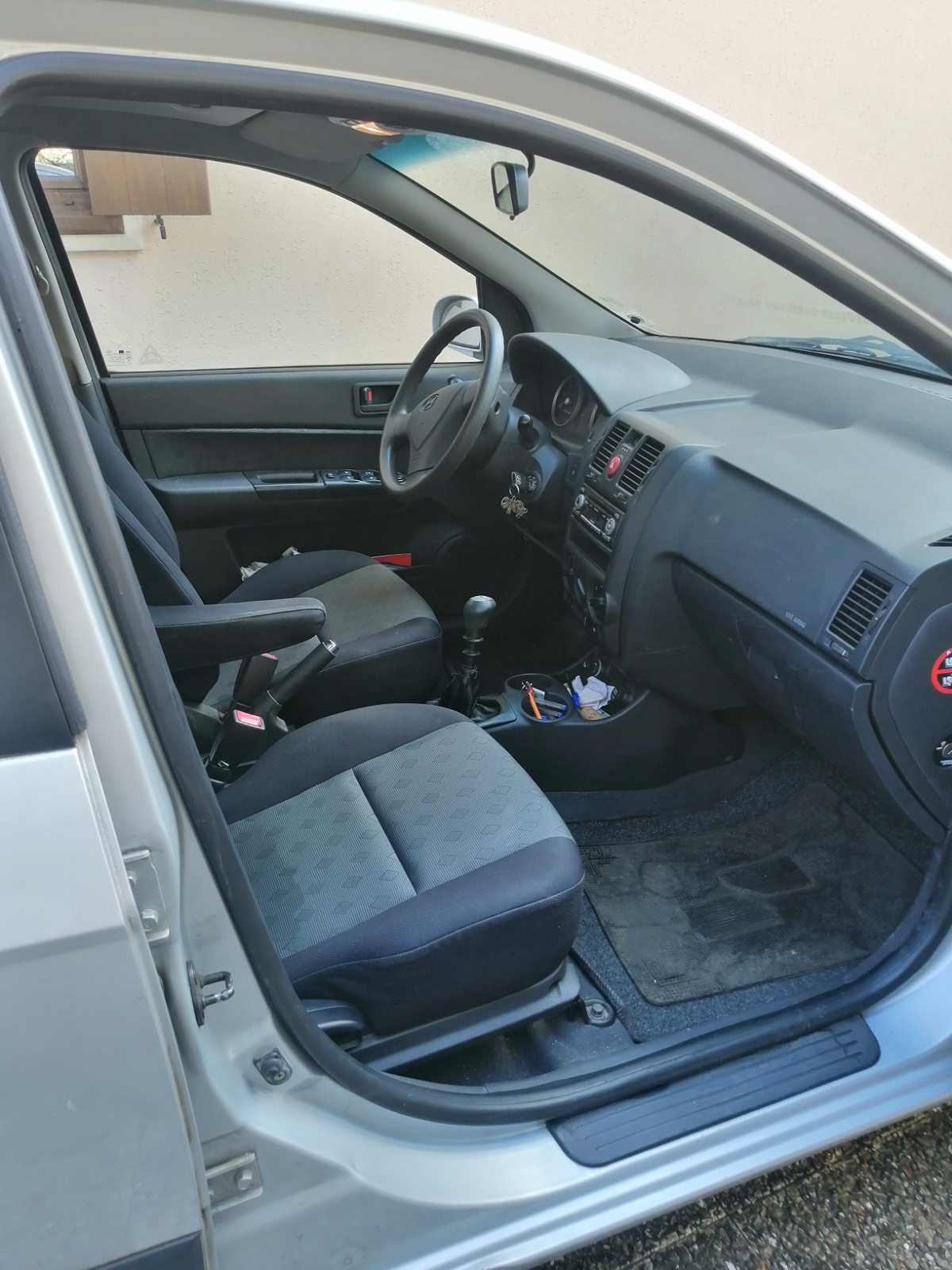 Hyundai Getz. 1.5 5p diesel grigio 153000km. Revisione 2026 OK foto 6