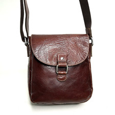 Casual Rugged JACK GEORGES Voyager Cognac Leather Crossbody 275
