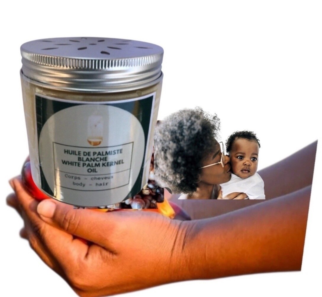 Huile de palmiste Mayanga blanc 200 ml soin corporel naturel et pur