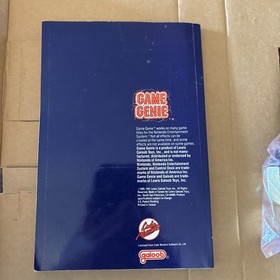 Galoob Game Genie Nintendo NES Game Cartridge Adapter Gold CIB W/Codebook Nice!