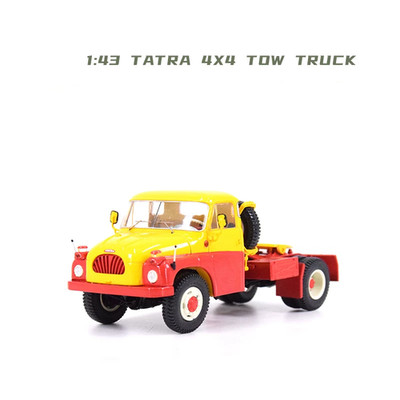 Premium ClassiXXs 1/43 Tatra T138 NT 4x4 Tractor Truck Red/Yellow PCL47143