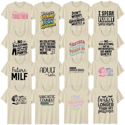 T-Shirt Introvertierter Humor Erwachsene sarkastische Zitate lustig Geschenk
