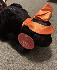Kurt S Adler Screech The Halloween Cat Black Cat Plush Read Description