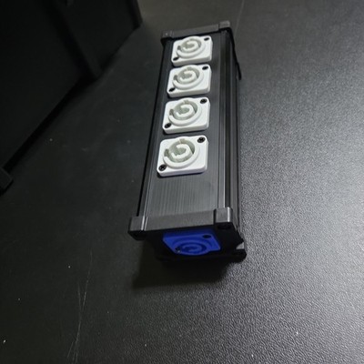 XMSJSIY PowerCon Input to Powercon Output Splitter 1 4 Power 4 Channel 