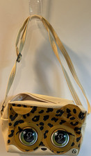 Purse Pets Leoluxe Leopard, Interactive Electronic Toy Bag with Animated Eyes