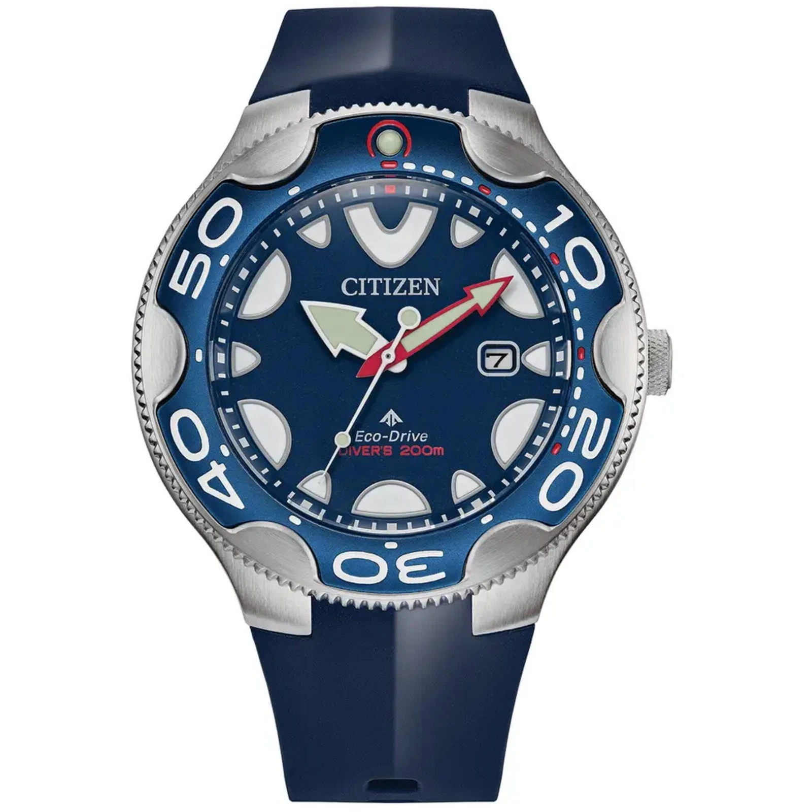 Citizen Men's Watch Promaster Orca Blue Dial Polyurethane Strap Dive BN0231-01L