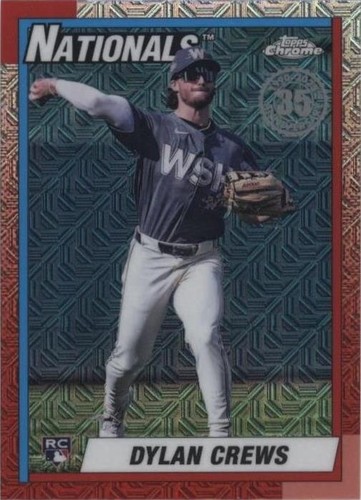 2025 Fanatics MLB Under Wraps Emanate- Dylan Crews (RC) Red