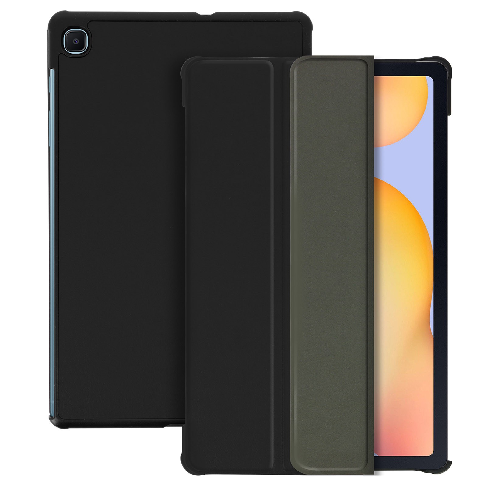 Coque Galaxy Tab S6 Lite antichoc fine anti rayures rabat triple position