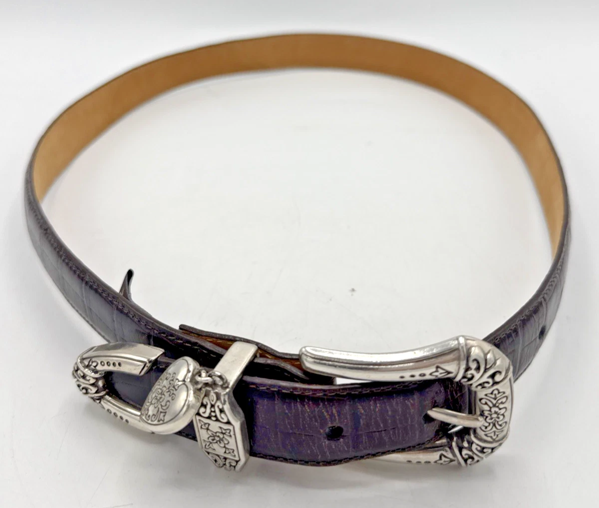 Brighton Size L Silver Belts for Women for sale | eBay display picture 1