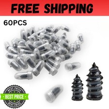 60 Pcs Tire Repair Rubber Nail Screw Tire Plugs Quick Puncture for Car Truck