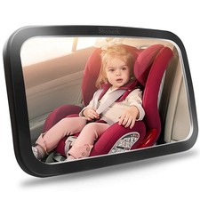 Baby Car Mirror, Safety Car Seat Mirror for Rear Facing Infant with Wide Crys...