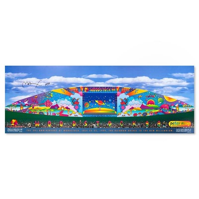 Peter Max Woodstock 99 Hand Signed Poster, LOA | eBay