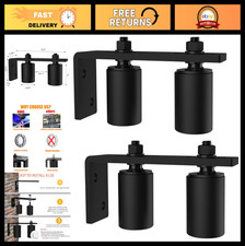 Universal Adjustable 2" Gate Roller Guide with L-Bracket - Heavy Duty Sliding Ga