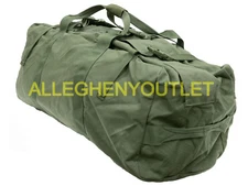 US Military Improved Duffel Duffle Travel Flight Sea Bag Green 8465-01-604-6541