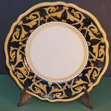 1999 MICHELA PETITTI CERAMIC PLATE-DERUTA HAND PAINTED.