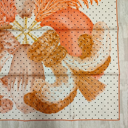 Unused w/box HERMES Carre 90 Plumets et Panaches Silk Scarf 90cm Rare - Picture 12 of 22