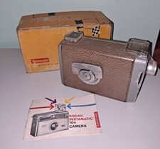 Kodak Brownie Movie Camera Model 3 f/1.9 Lens in Original Box  Booklet