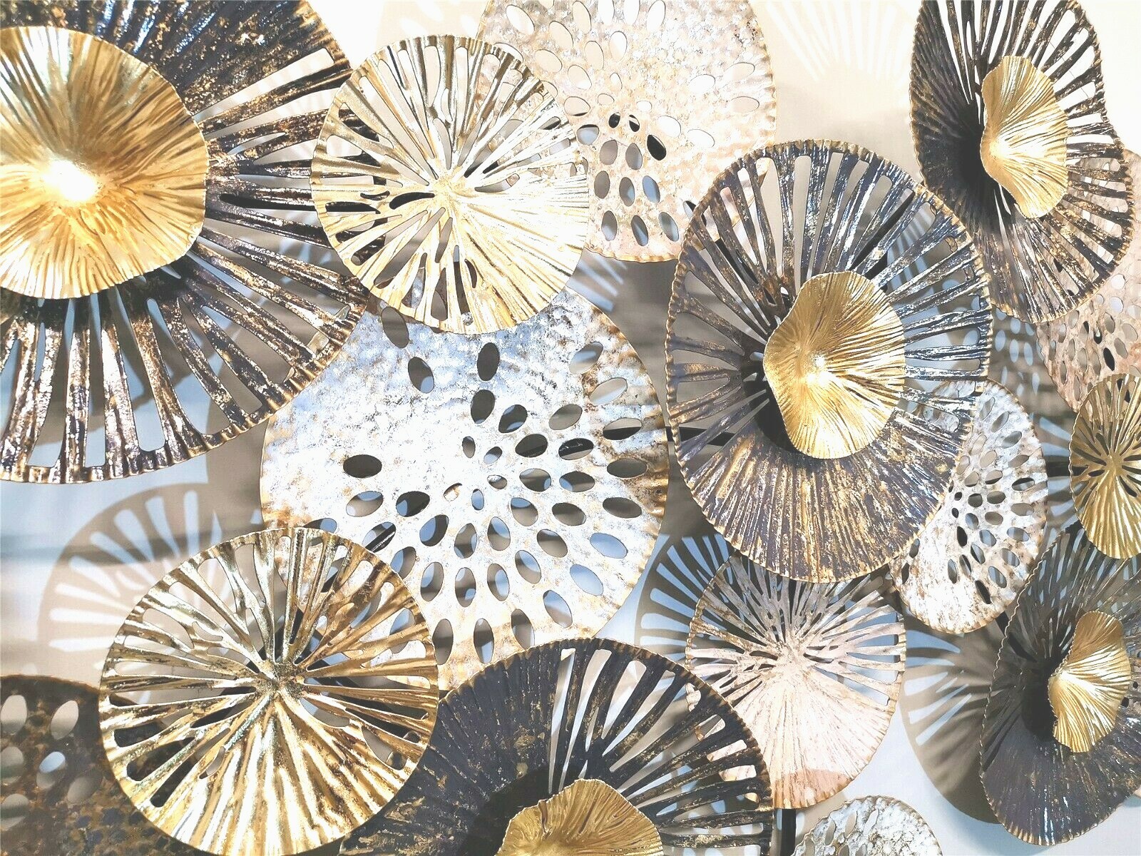 160cm Huge Metal Wall Art Rings Hanging Abstract Modern Sculpture Home